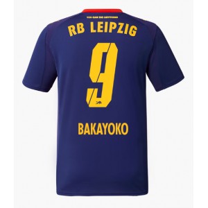 RB Leipzig Johan Bakayoko #9 Jalkapallovaatteet Vieraspaita 2025-26 Lyhythihainen